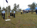 No 9 Squadron Association Stanthorpe A2 378 ceremony photo gallery - Members preparing to lay a wreath