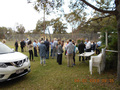No 9 Squadron Association Stanthorpe A2 378 ceremony photo gallery - Gathering around the coffee table at Cooinda
